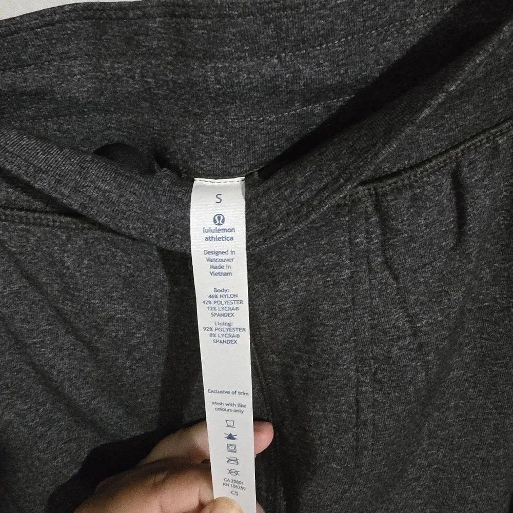 Lululemon Pull On Straight Pant Grey Heather size‎ S